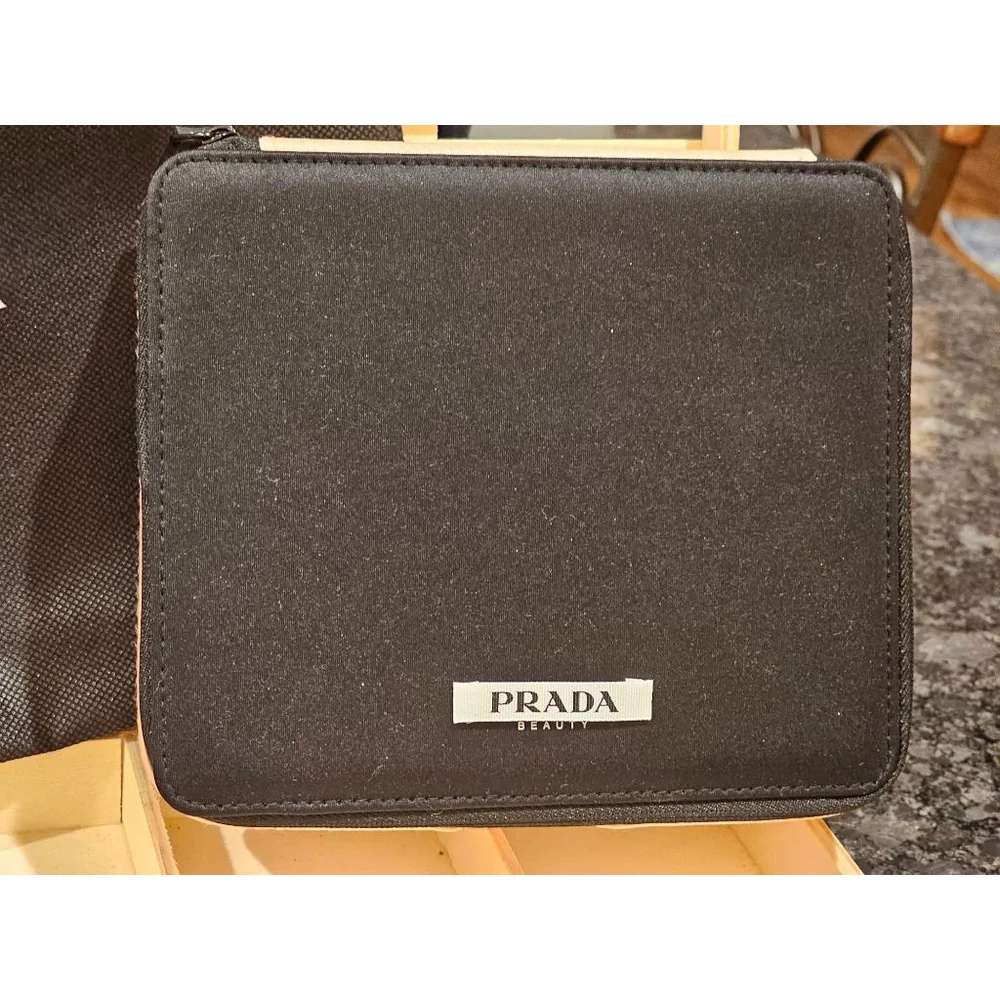 Prada Black & Pink Square Hard Travel Case NWT - Picture 5 of 17